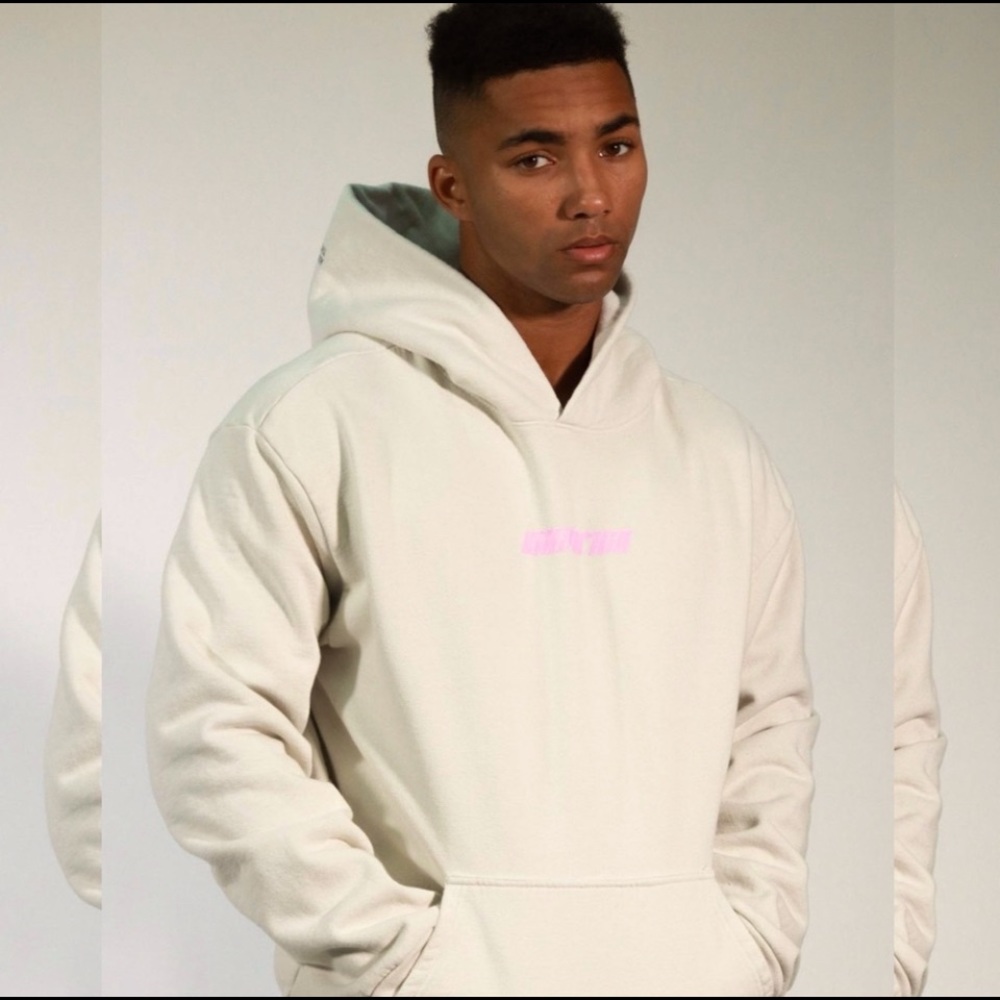 MAVERICK CLOTHING MENS BONE HOODIE SZ:S/M/L/XL